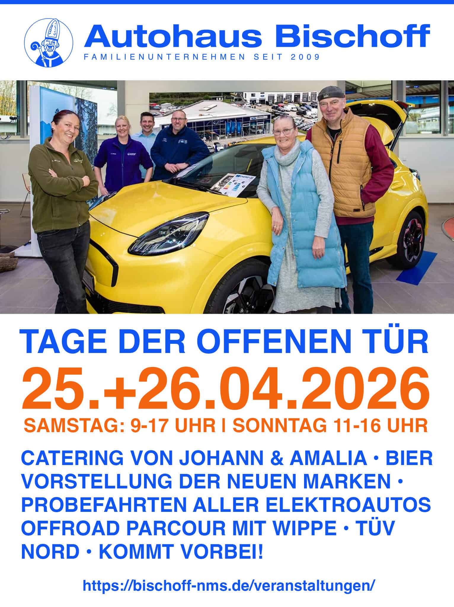 Tage der offenen Tür 2026 Autohaus Bischoff