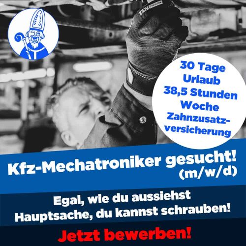 Autohaus Bischoff Neumünster sucht Kfz-Mechatroniker